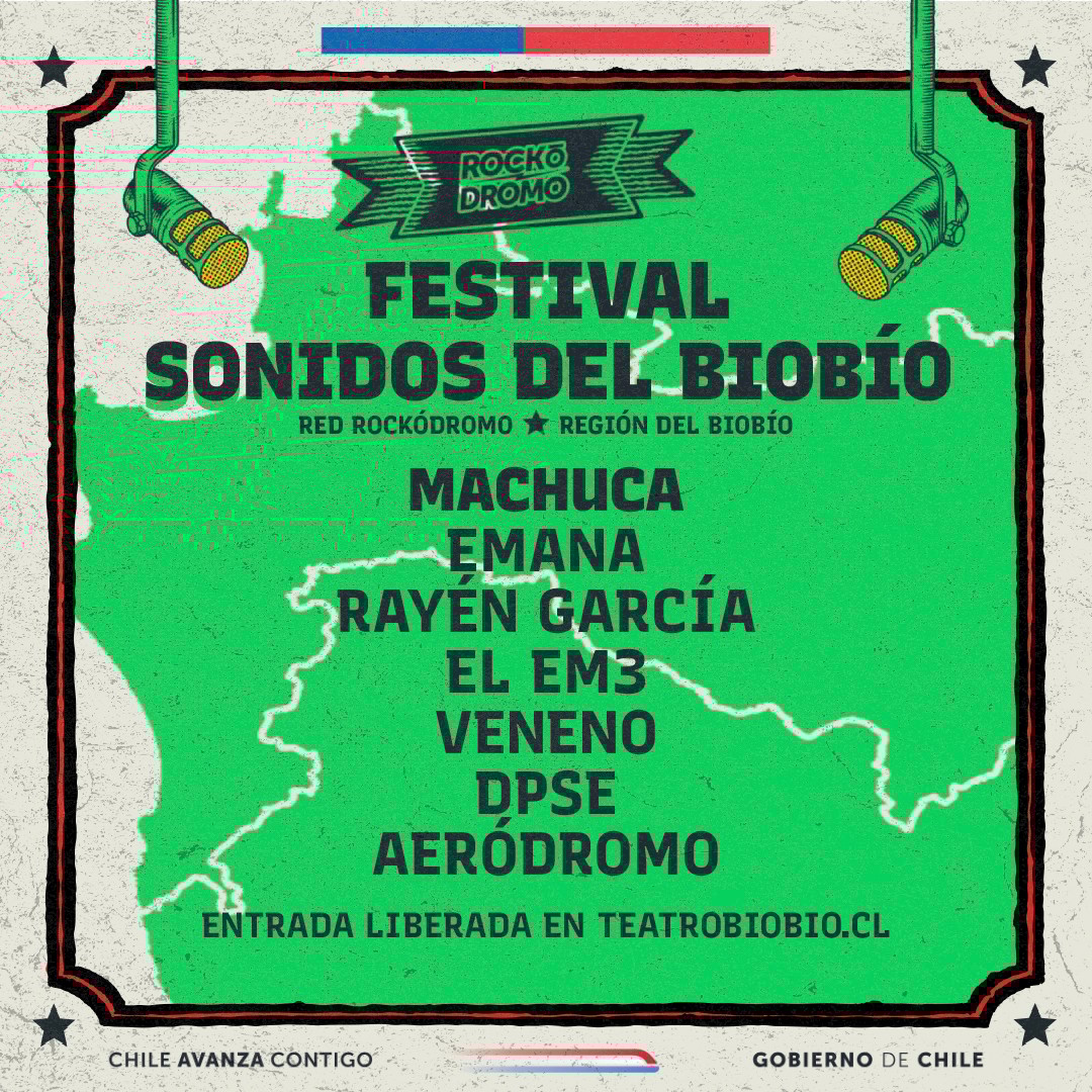 Festival Sonidos del Biobío - Red rockodromo - Region del Biobío