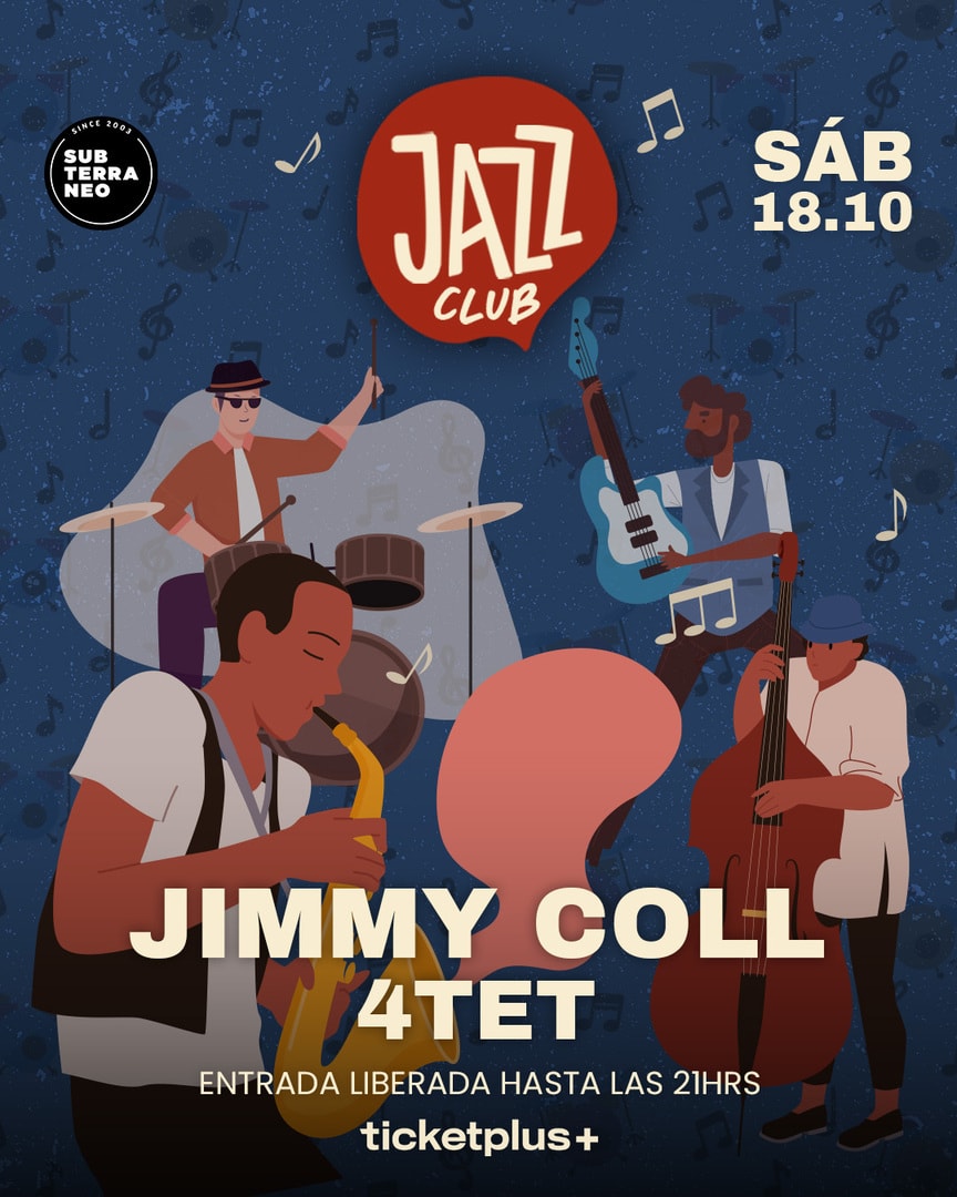 JAZZ CLUB 🎵 SÁBADO 18 OCTUBRE ★ Club Subterráneo 