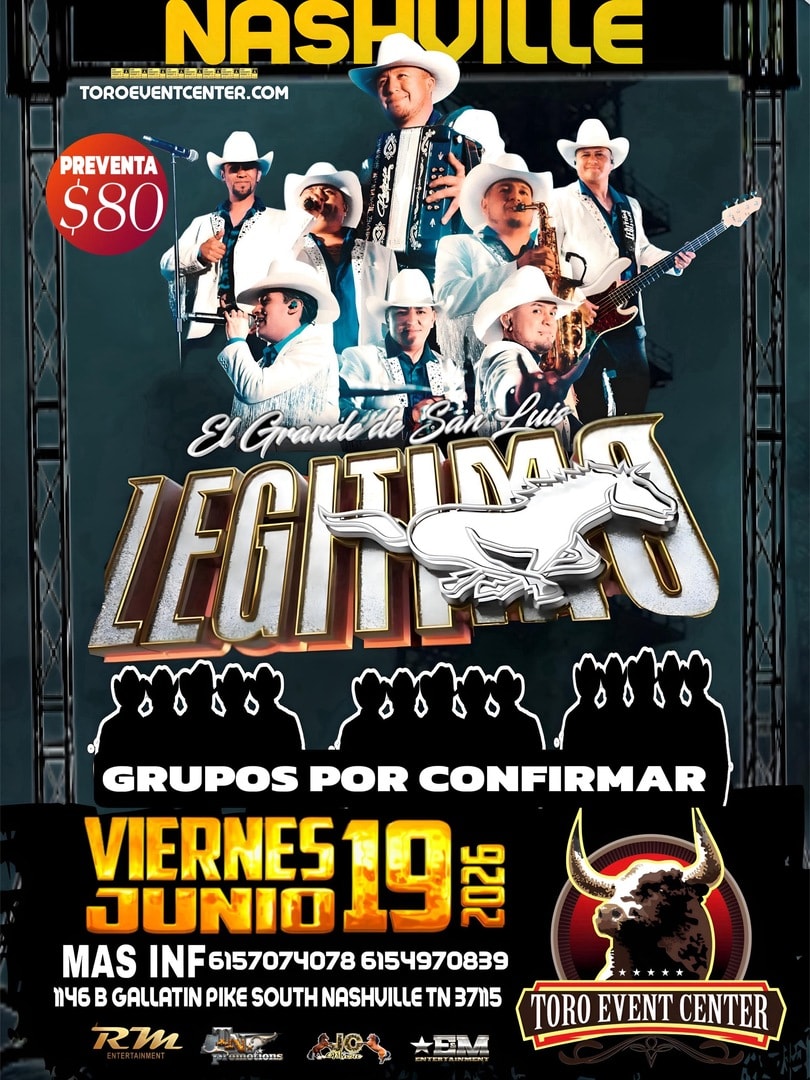 Nashville presenta El Grande de San Luis con LEGITIMO