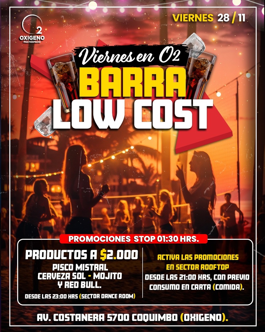 VIERNES 28 NOVIEMBRE 🌸 BARRA LOW COST🍹🥃🥂‼️ + Y PIZZA 🍕 DE REGALO EN ROOFTOP‼️ INGRESO CON QR STOP 01 AM⚠️NOS RESERVAMOS EL DERECHO DE ADMISIÓN⚠️ 🚹🚺+18 AÑOS.