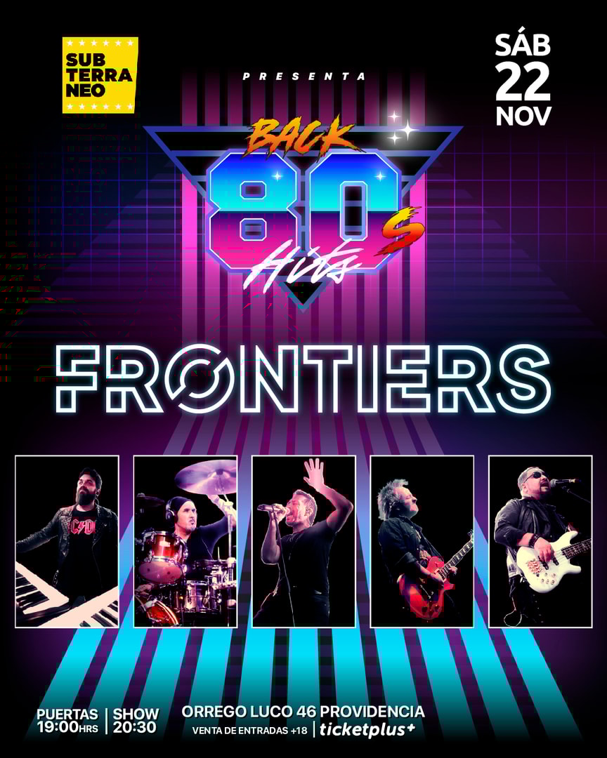 FRONTIERS ★ SÁBADO 22 NOVIEMBRE ★ Club Subterráneo