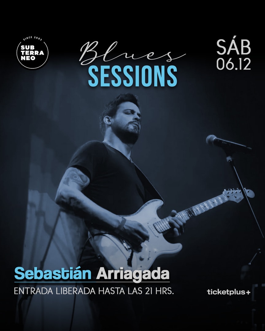 BLUES SESSIONS 🎵 SÁBADO 06 DICIEMBRE ★ Club Subterráneo 