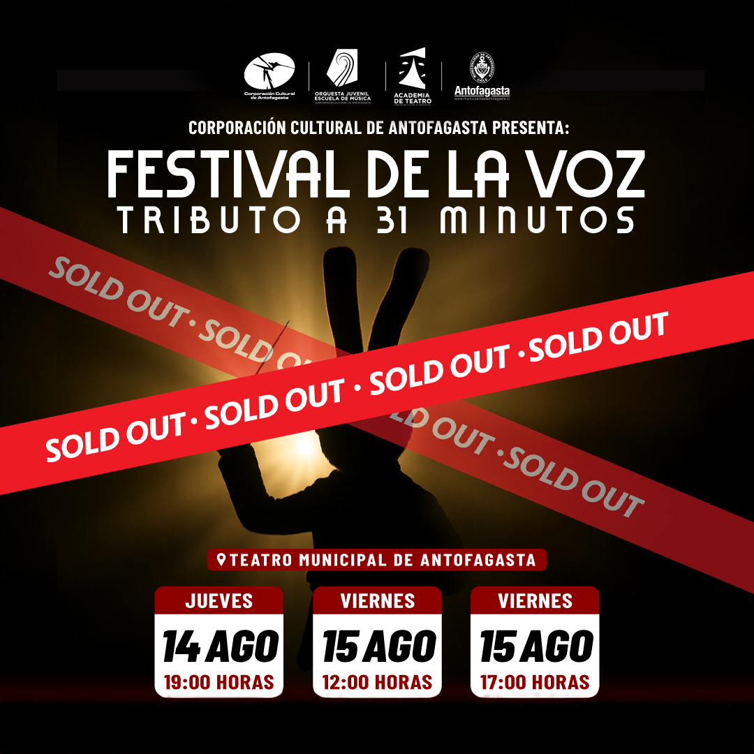 Festival de la Voz: Tributo a 31 minutos - Antofagasta