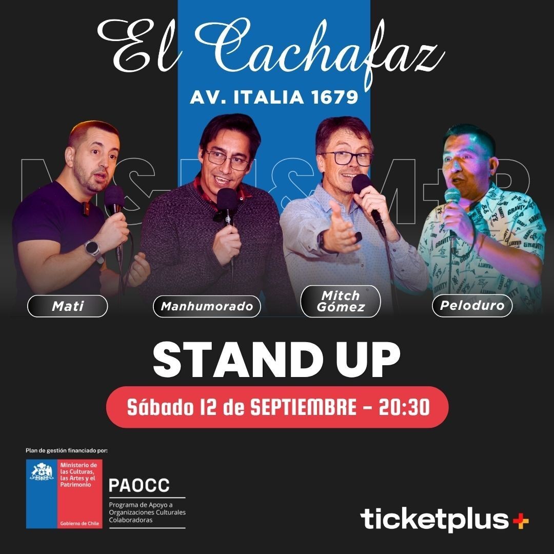 Show de stand up-M&M&M&P-Sabado 12 Septiembre 20:30hrs