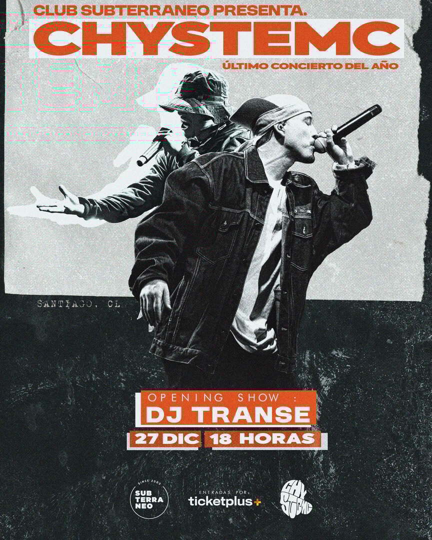 CHYSTEMC ★ SÁBADO 27 DICIEMBRE ★ Club Subterráneo