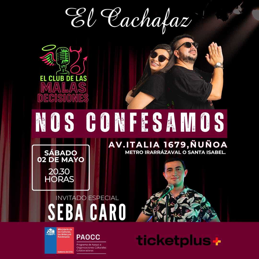 Show de stand up-El club de las malas decisiones-Sabado 2 Mayo 20:30hrs