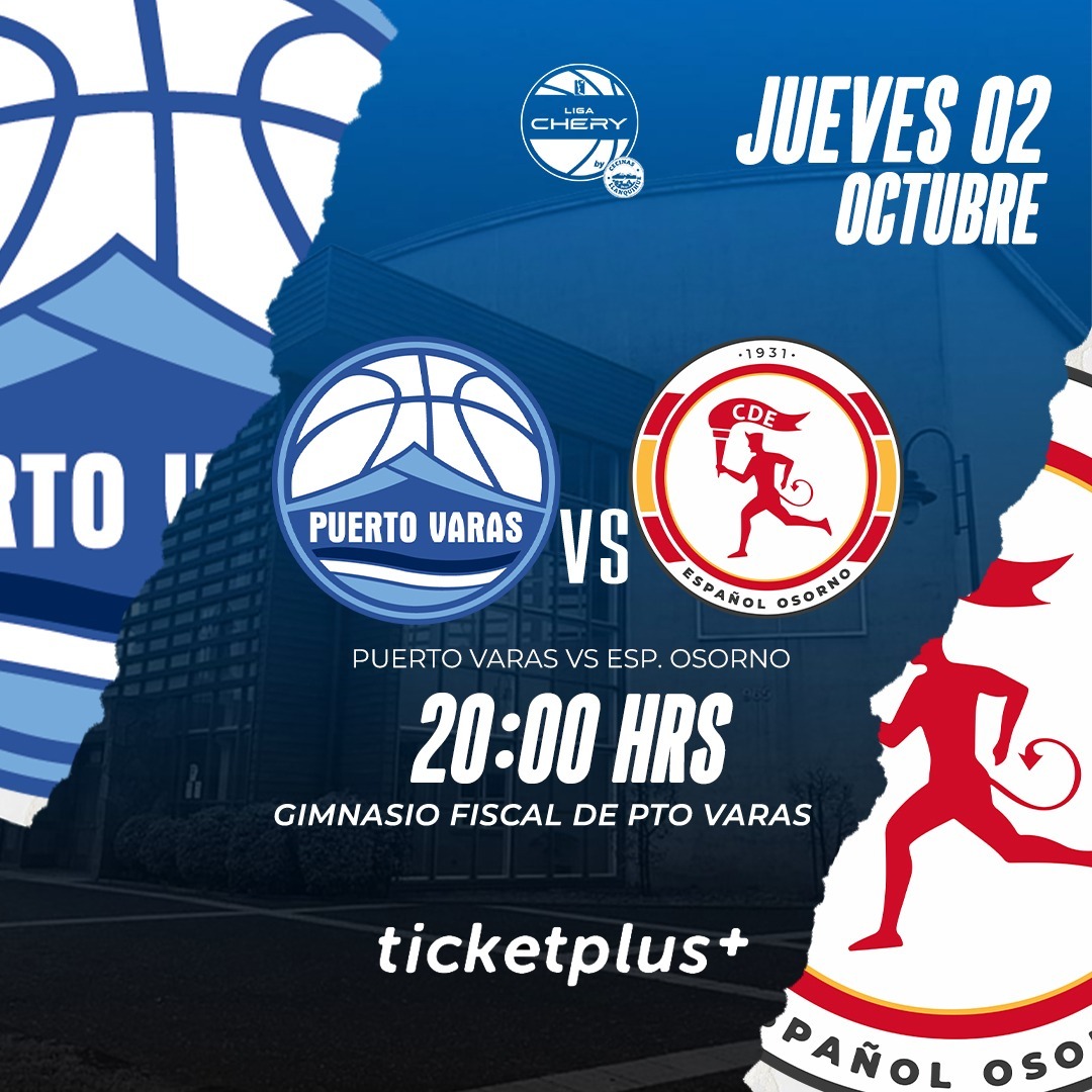 Puerto Varas vs Español de Osorno / LNB / Liga Chery By Cecinas Llanquihue