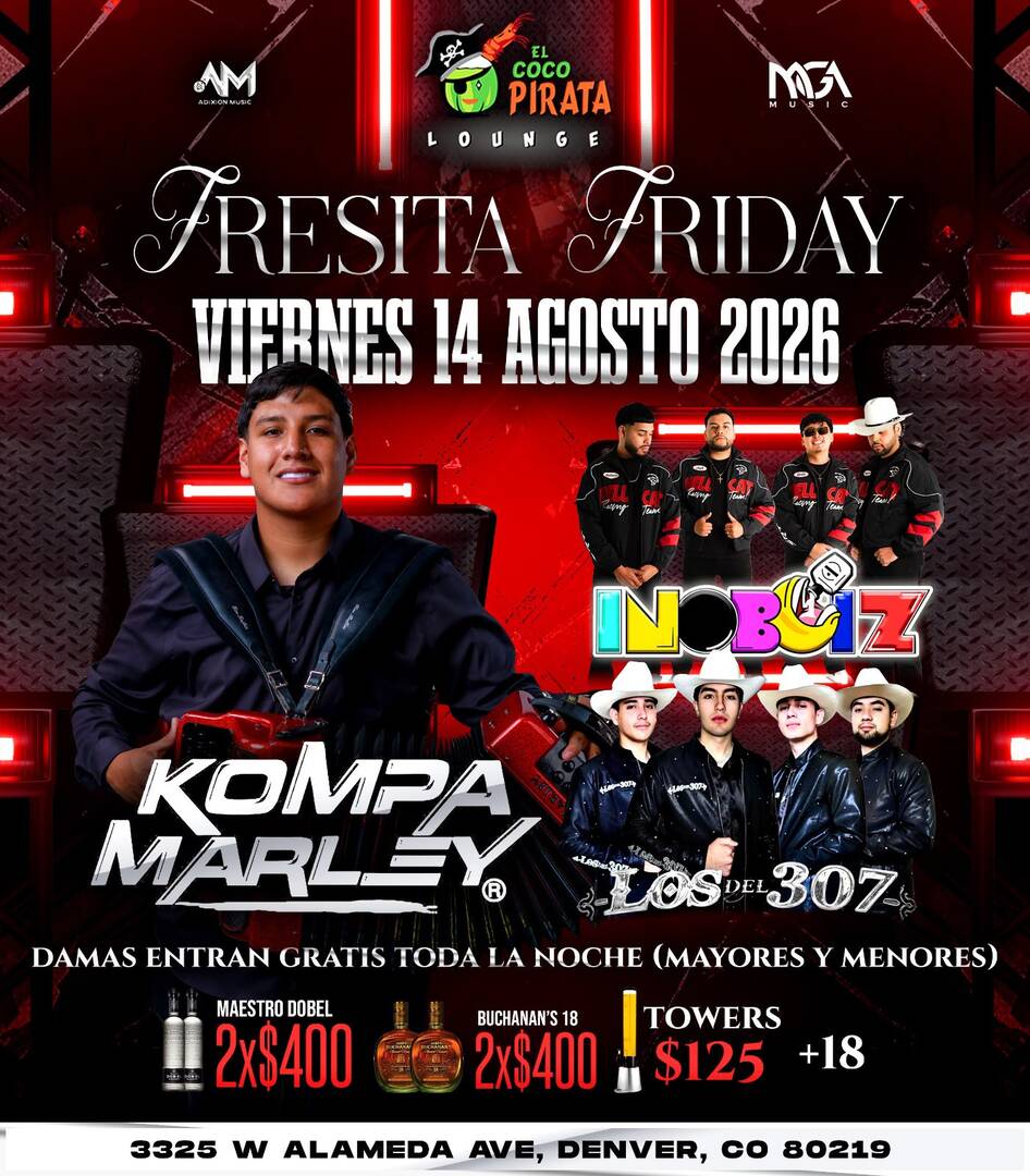 El Compa Marley-Inoboiz-Los del 307-Fresita Friday-Coco Pirata