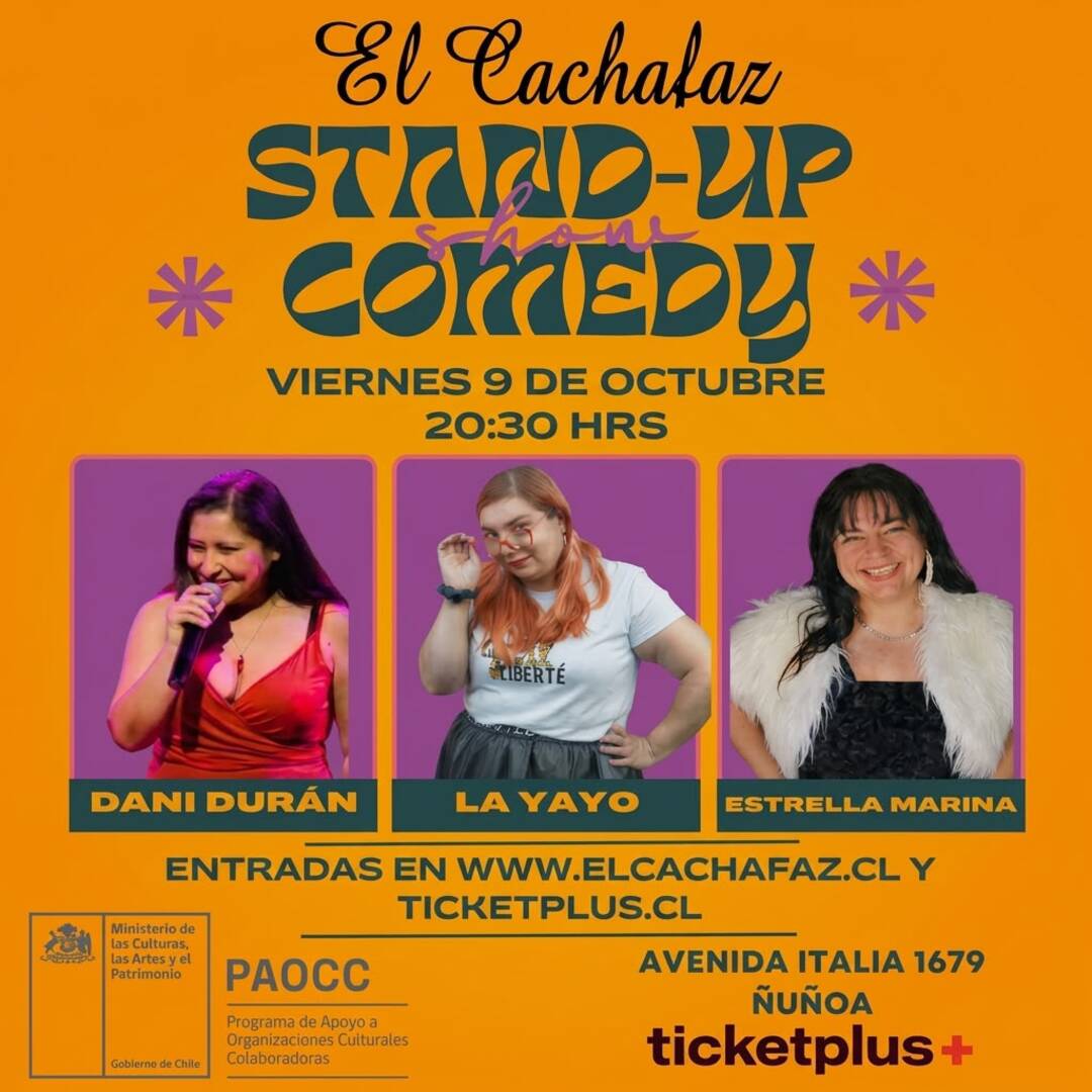 Show de Stand up-Comedy- Viernes 9 Octubre 20:30hrs