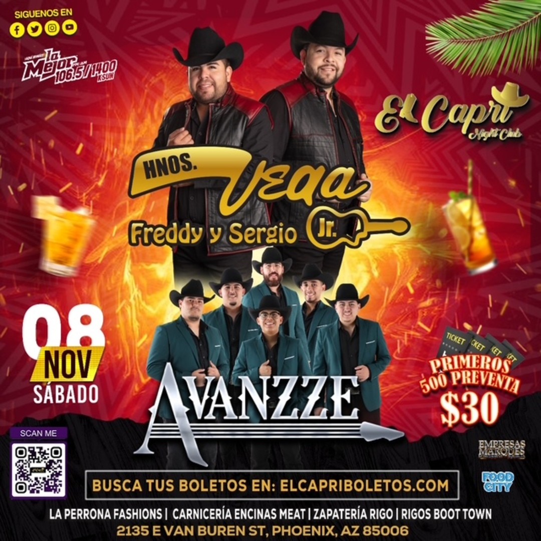 Hnos Vega Jr. Freddy y Sergio-Avanzze