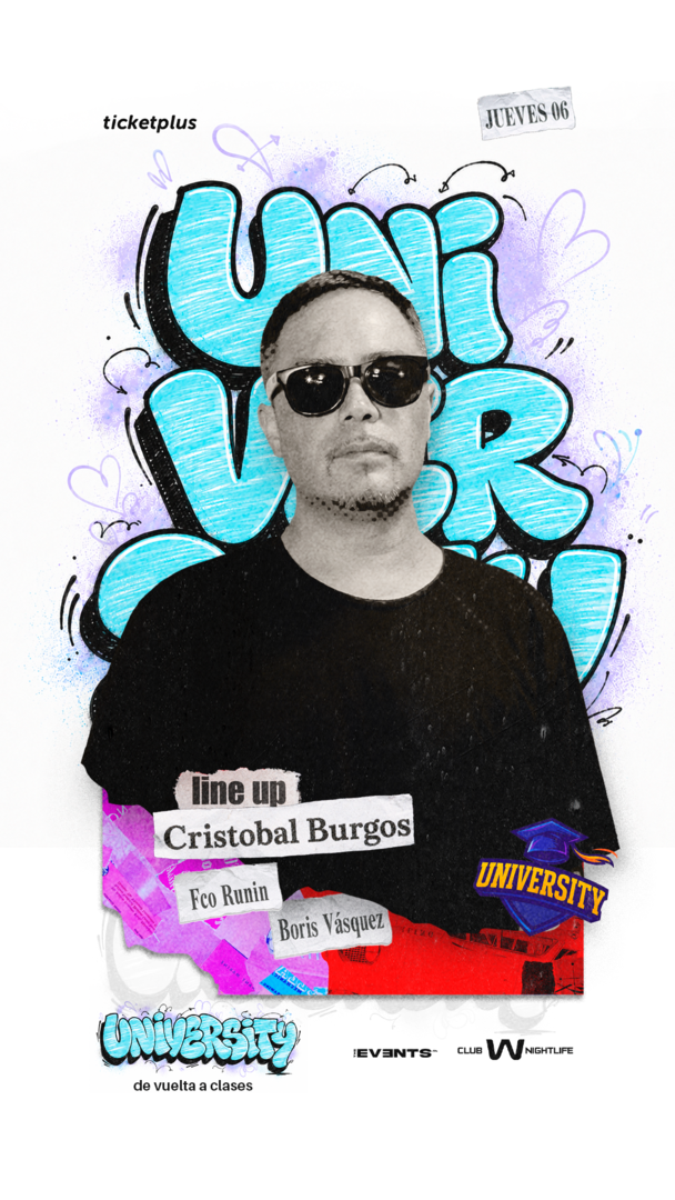 Jueves University🎓 06 AGOSTO / CLUB W✨🎊