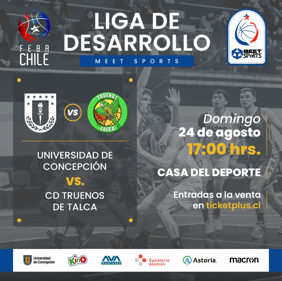 CD UdeC vs CD CD Truenos de Talca / Liga Meet Sports / Juego 2