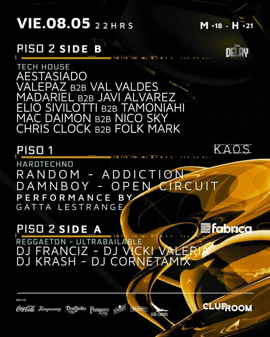 Clubroom Presenta @ Viernes 08 Mayo