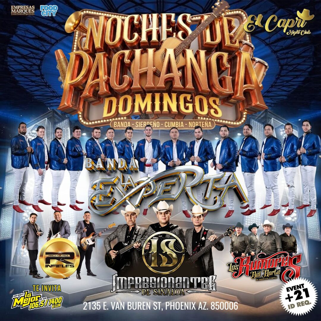 Noches de Pachangas-Banda Experta-Impresionantes de Sinaloa-Richard y Los Infieles-Los Rumores del Norte
