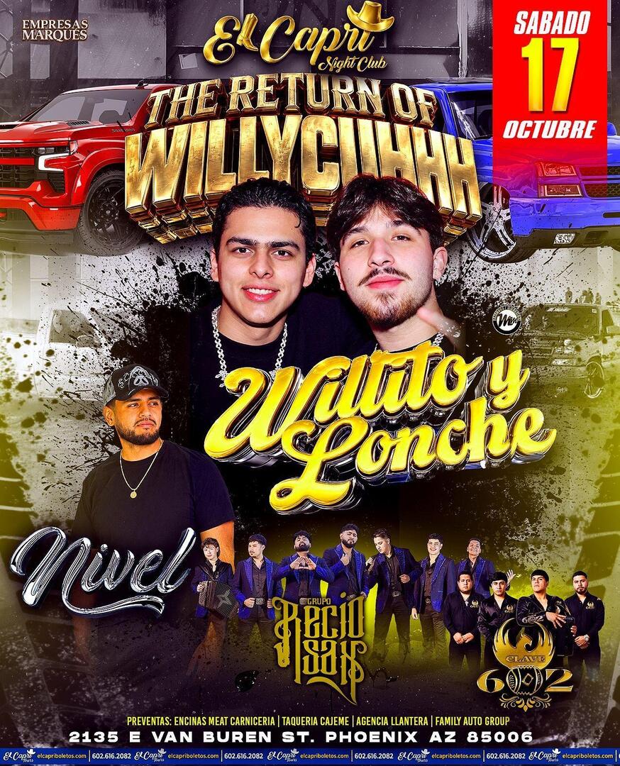 Willito y Lonche-The Return of Willycuhh-Nivel-Grupo Recio Sax-Clave 602