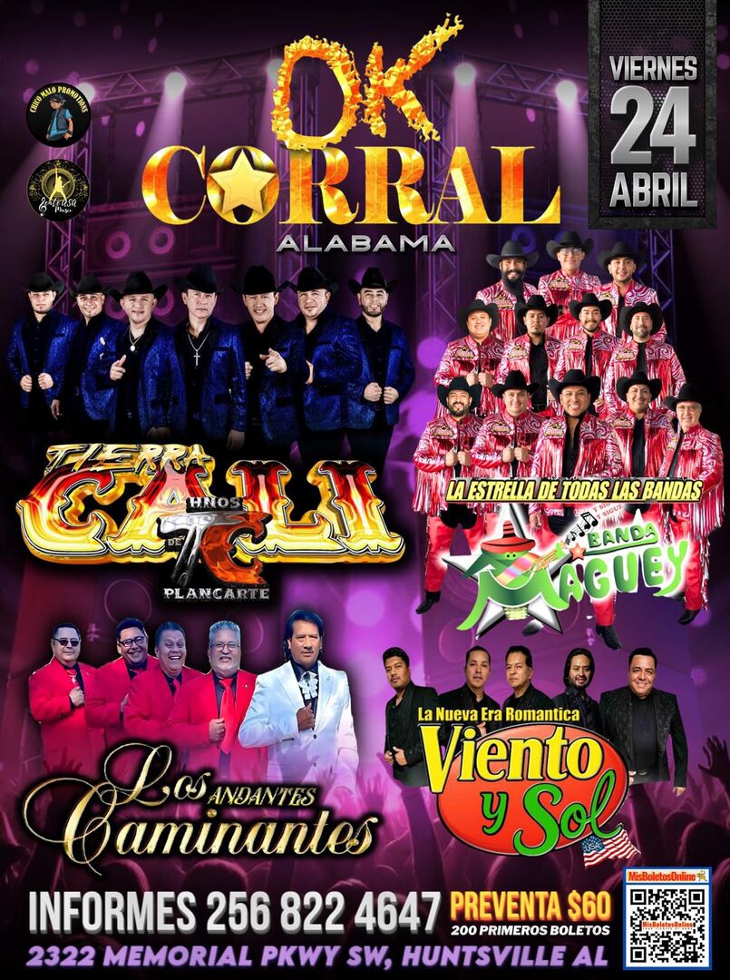 Tierra Cali de Humberto Plancarte-Banda Maguey-Los Andantes Caminantes-Viento y Sol