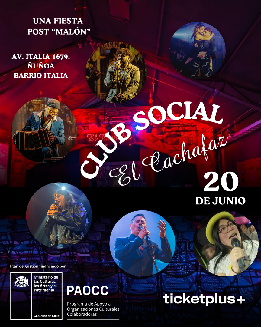 Ciclo de Teatro-Club Social- Sabado 20 de Junio a las 22:15 hrs