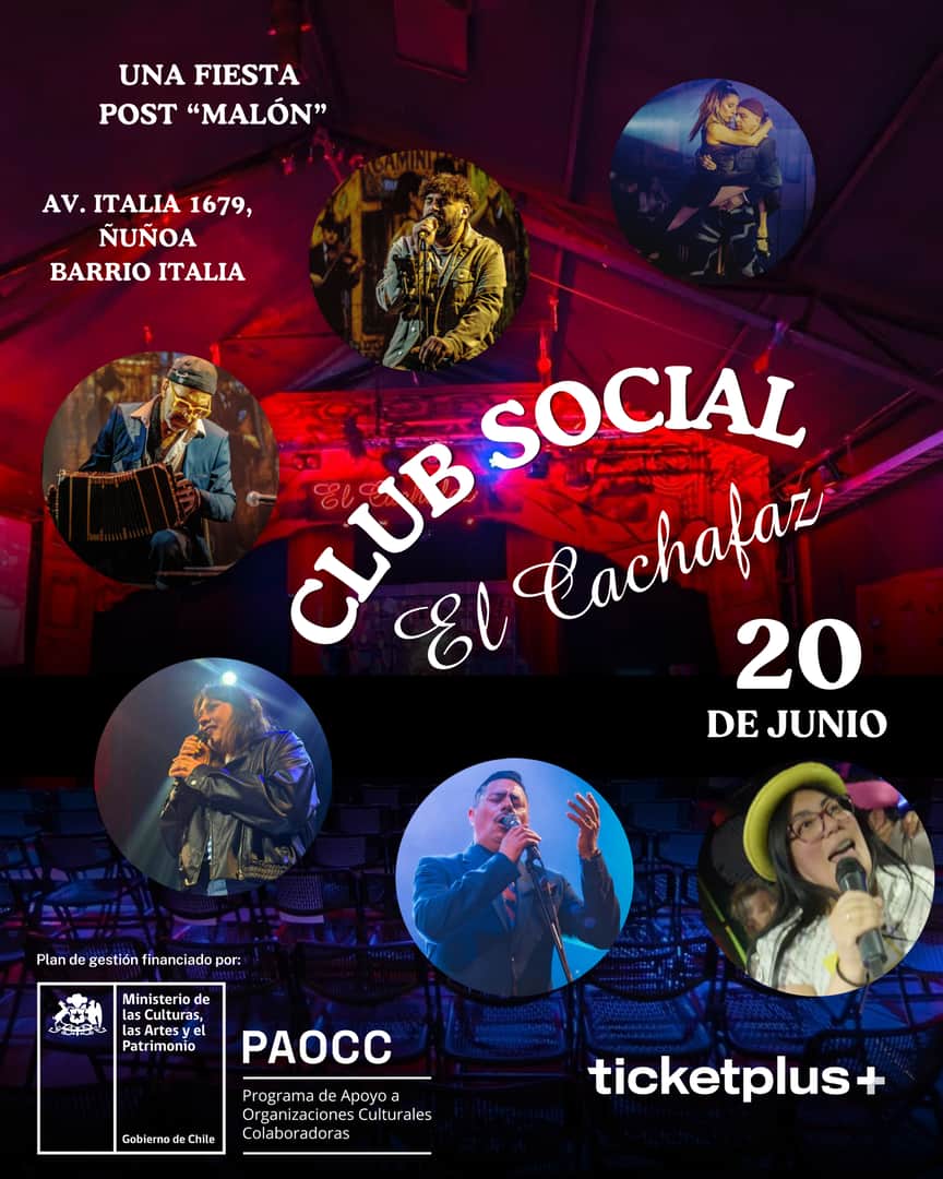 Ciclo de Teatro-Club Social- Sabado 20 de Junio a las 22:15 hrs