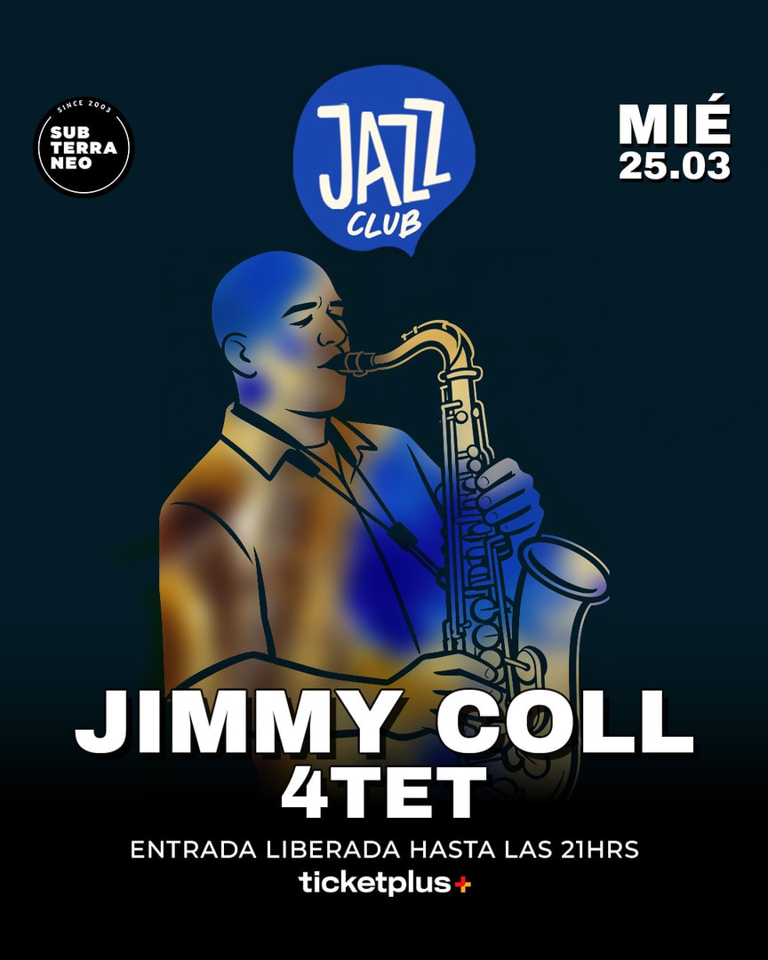 JAZZ CLUB 🎵 MIÉRCOLES 25 MARZO ★ Club Subterráneo 