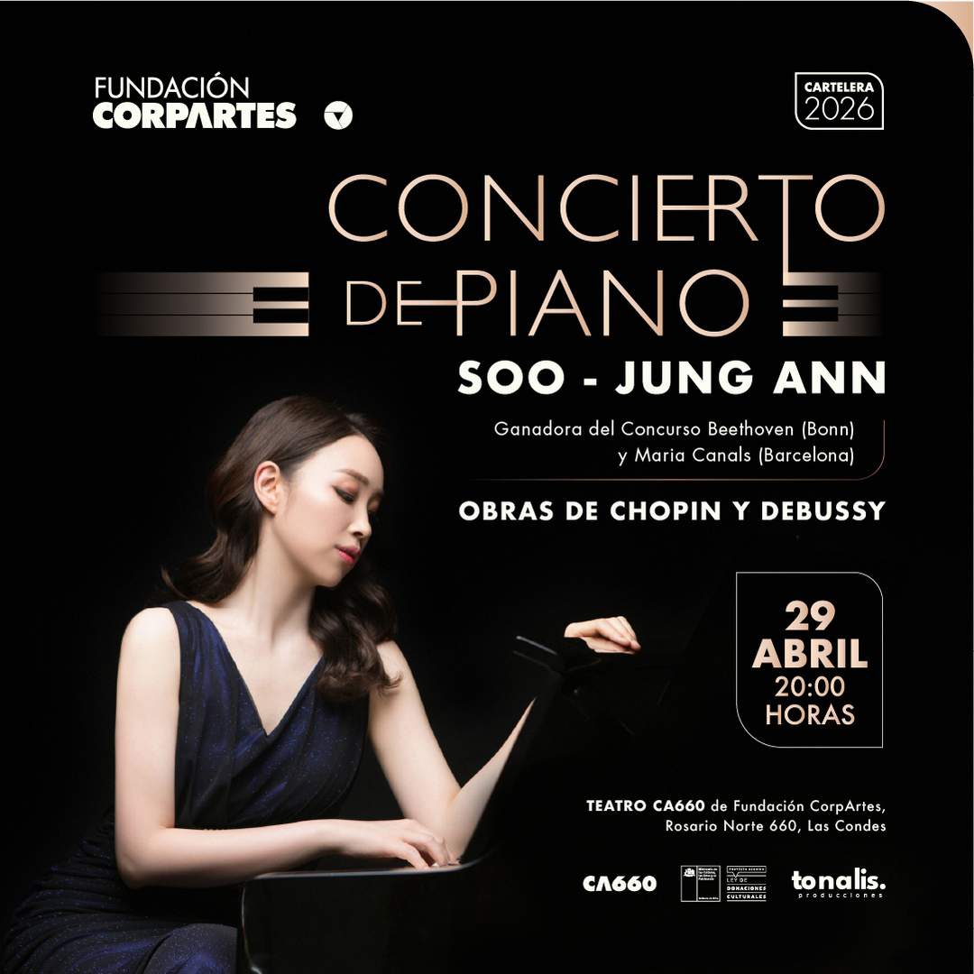 RECITAL PIANO SOO JUNG-ANN | Teatro CA660 Santiago