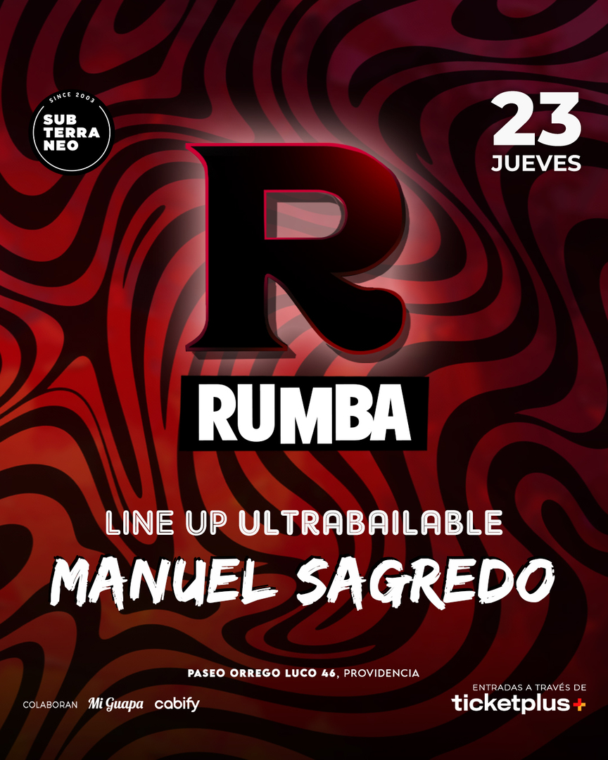 RUMBA Full Ultrabailable ★ JUEVES 23 OCTUBRE ★ Club Subterráneo (+21M & +23H)