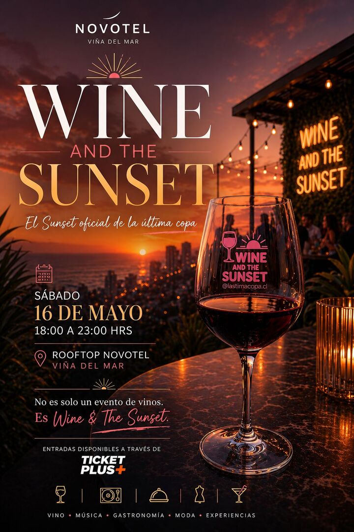 WINE AND THE SUNSET 🌇