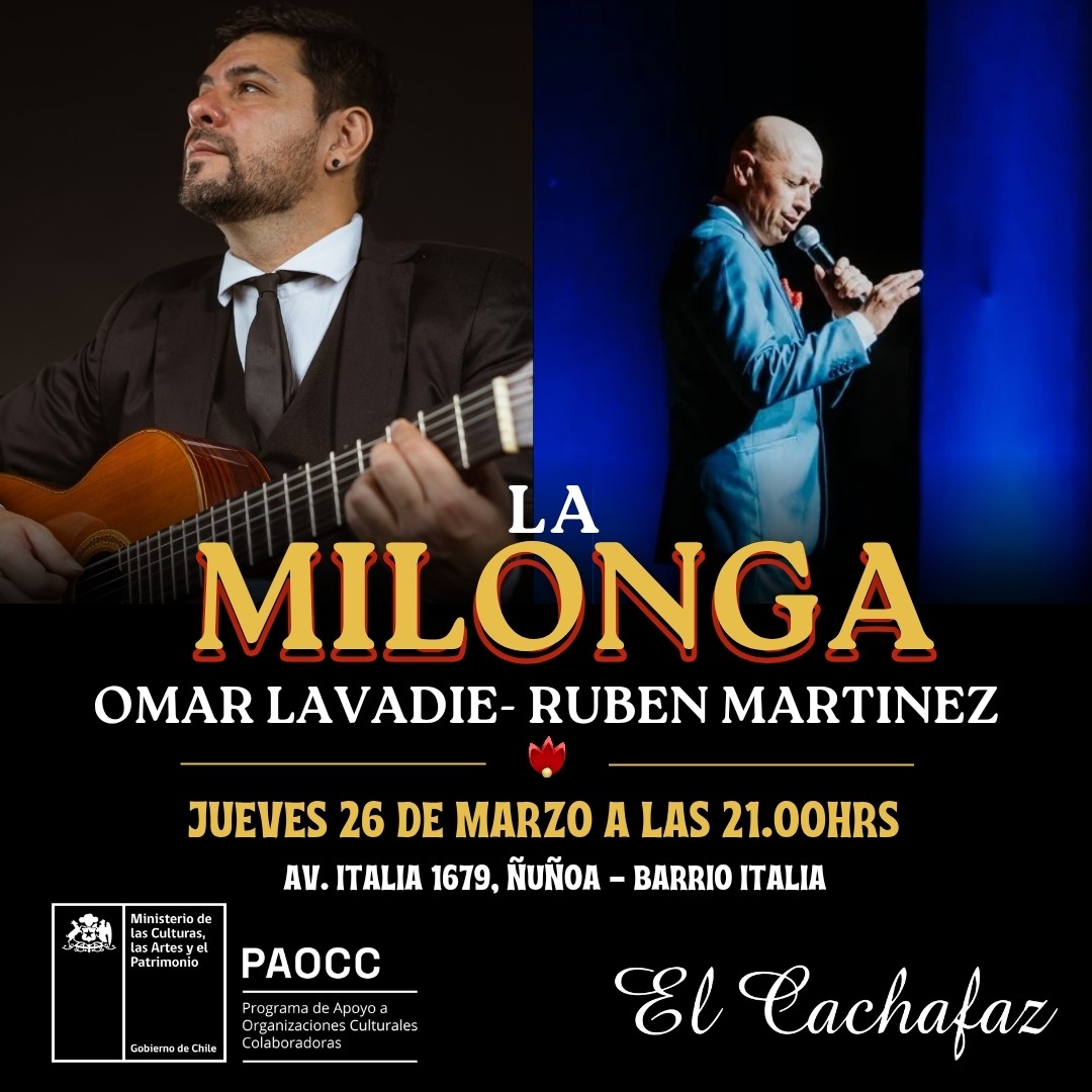 Milonga Jueves 26 Marzo 21hrs 