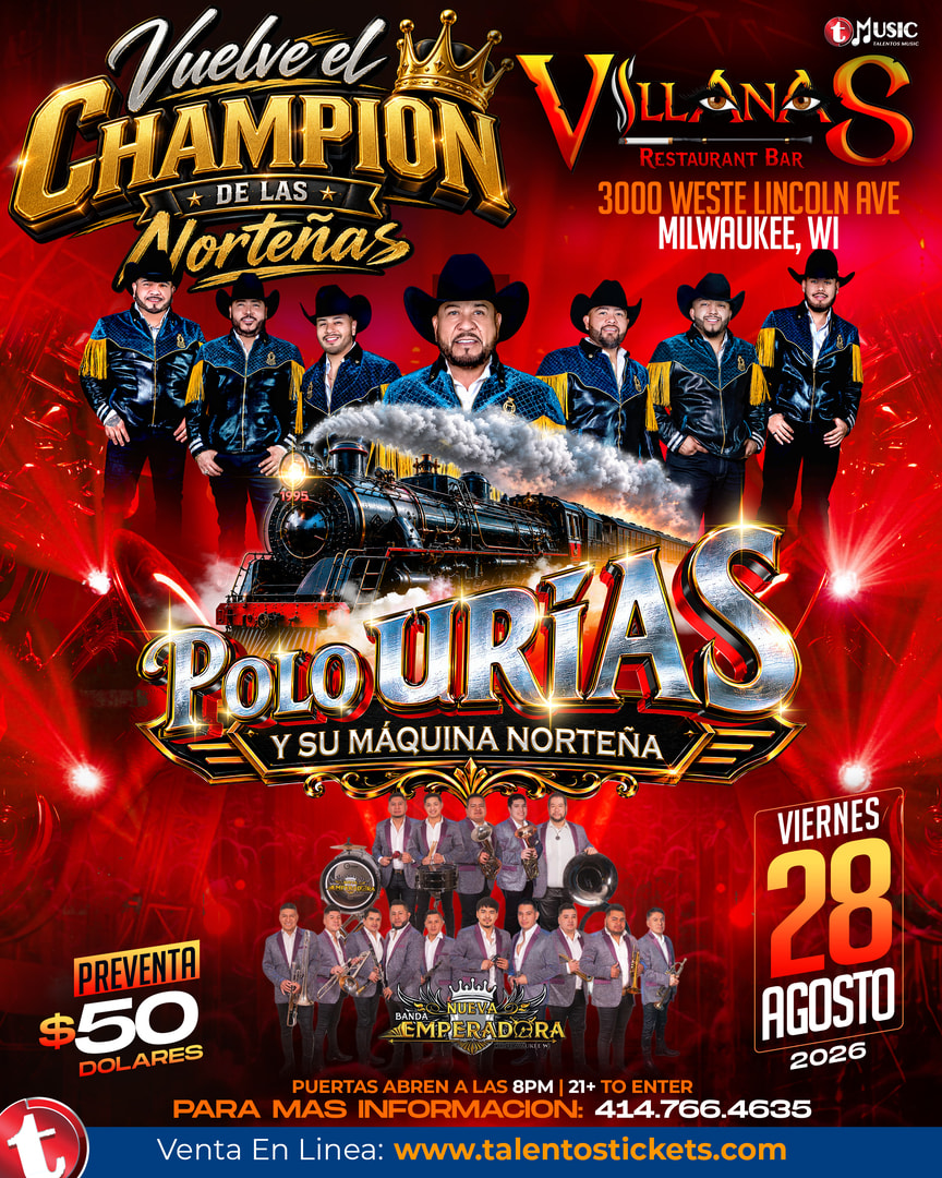 Polo Urias y su Maquina Norteña en Villanas Mexican Restaurant de Milwaukee, WI