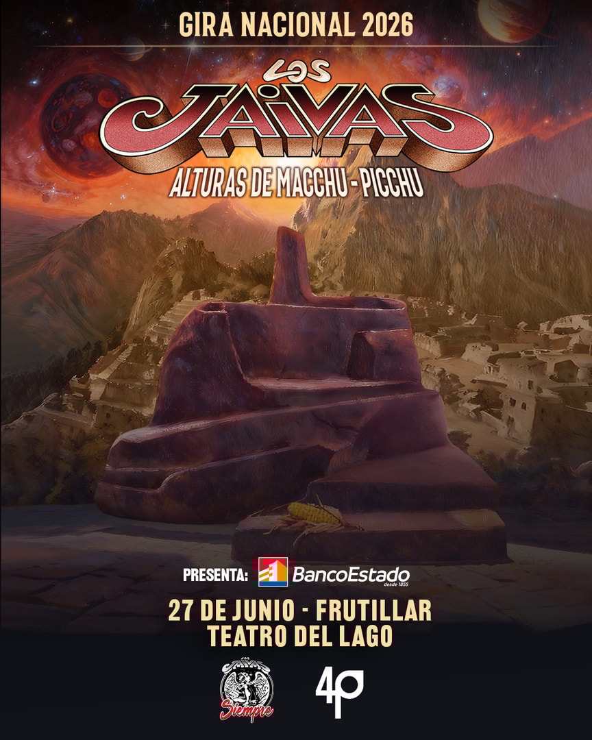 GIRA 45 AÑOS ALTURA DE MACCHU PICCHU LOS JAIVAS 2026 - NUEVA FECHA