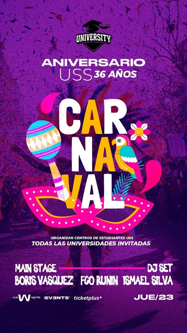 Jueves University x TheEvents / ANIVERSARIO USS Jueves 23 Octubre / Club W