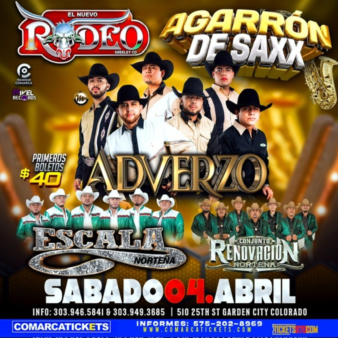 Agarron de Saxx-Adverzo-Escala Norteña-Conjunto Renovacion Norteña-El Nuevo Rodeo