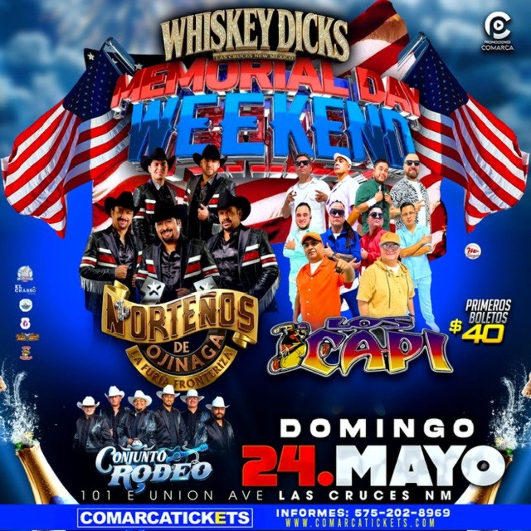 Norteños de Ojinaga-Los Capi-Conjunto Rodeo-Whiskey Dicks