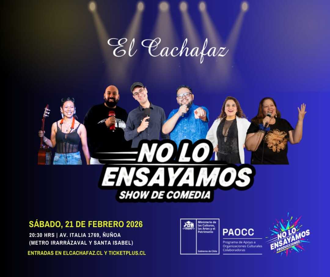 Show de Stand up-No lo Ensayamos- Sábado 21 Febrero 20:30hrs