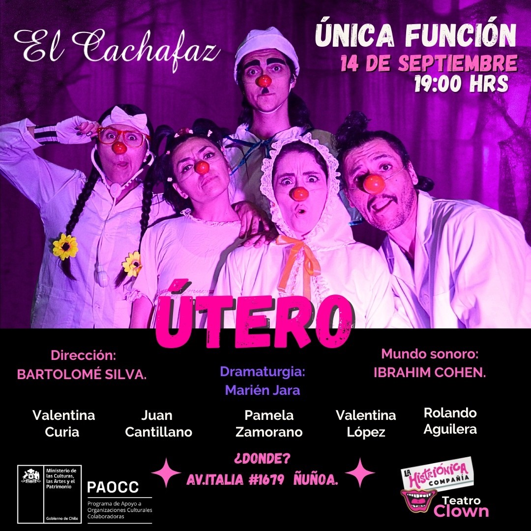 Ciclo de teatro- Útero- Domingo 14 de Septiembre 19 hrs