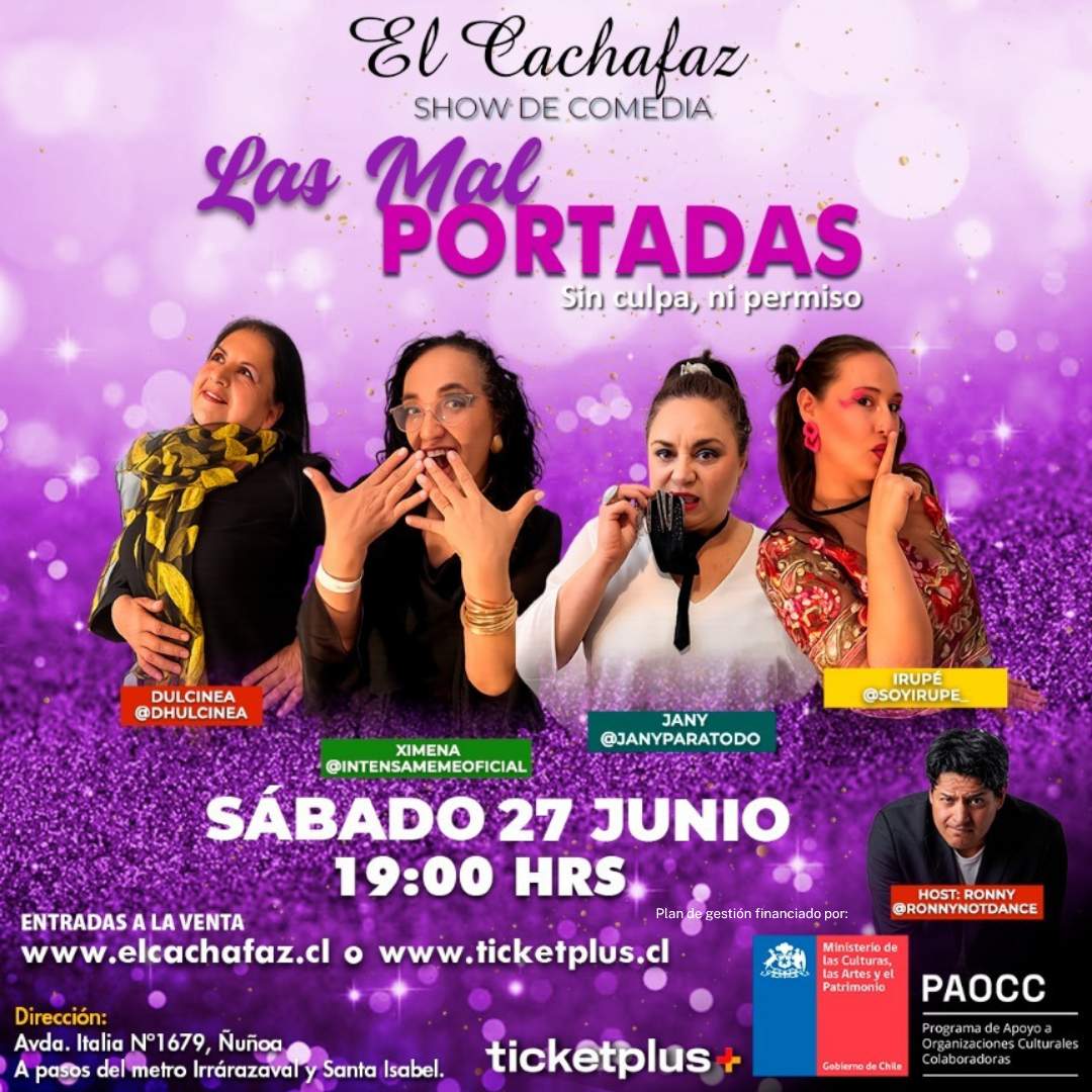 Show de Stand Up-Mal portadas-Sabado 27 Junio a las 19 hrs