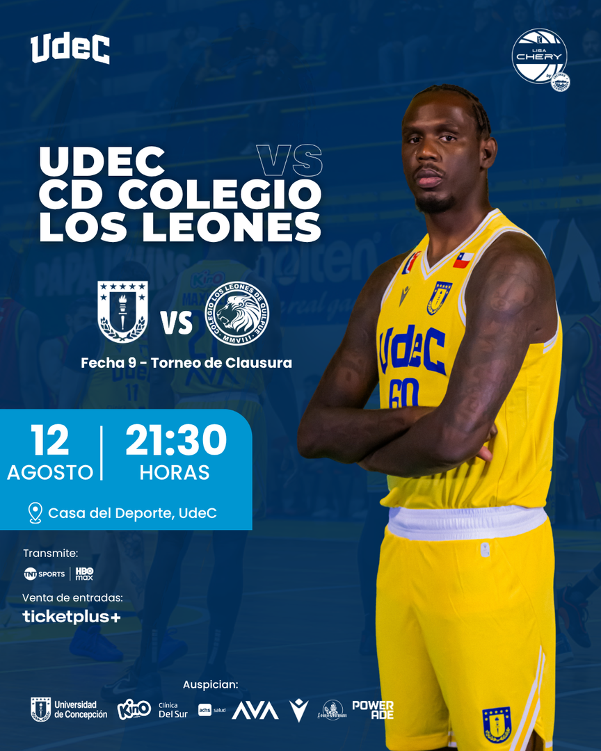 CD UdeC vs CD Colegio Los Leones - LNB - Liga Chery de Clausura  by Cecinas Llanquihue