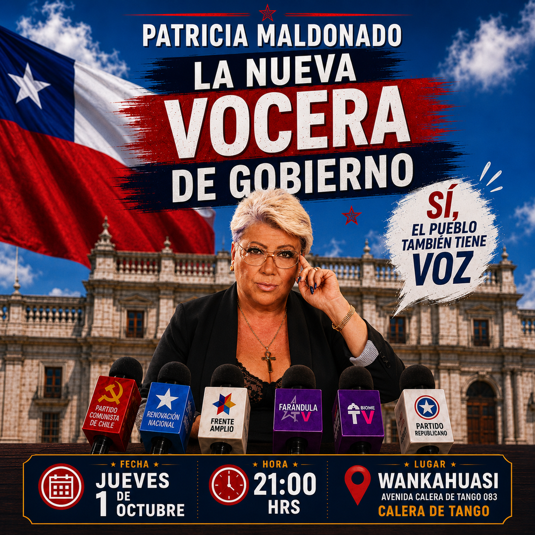 PATRICIA MALDONADO LA NUEVA VOCERA DE GOBIERNO - CALERA DE TANGO