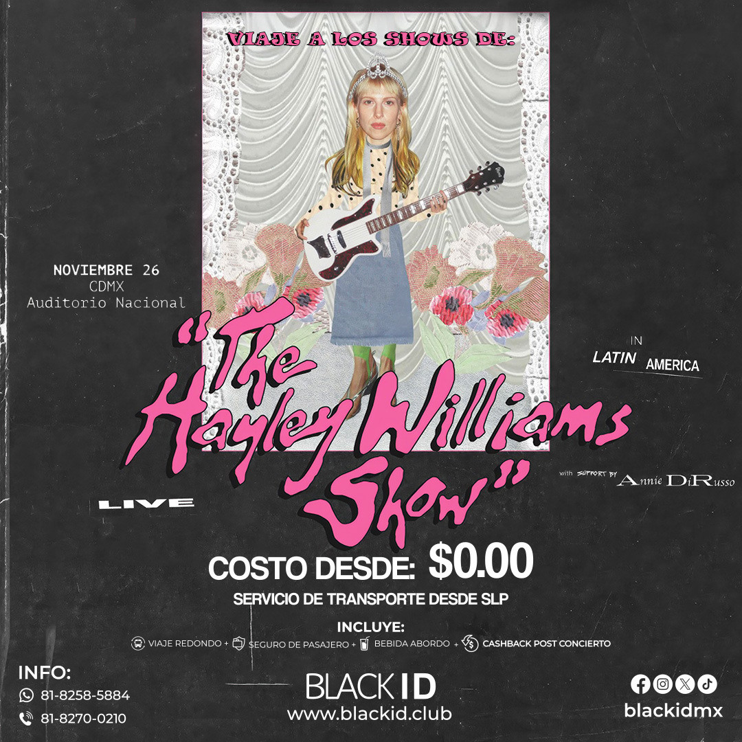 Viaje al concierto de Hayley Williams en CDMX