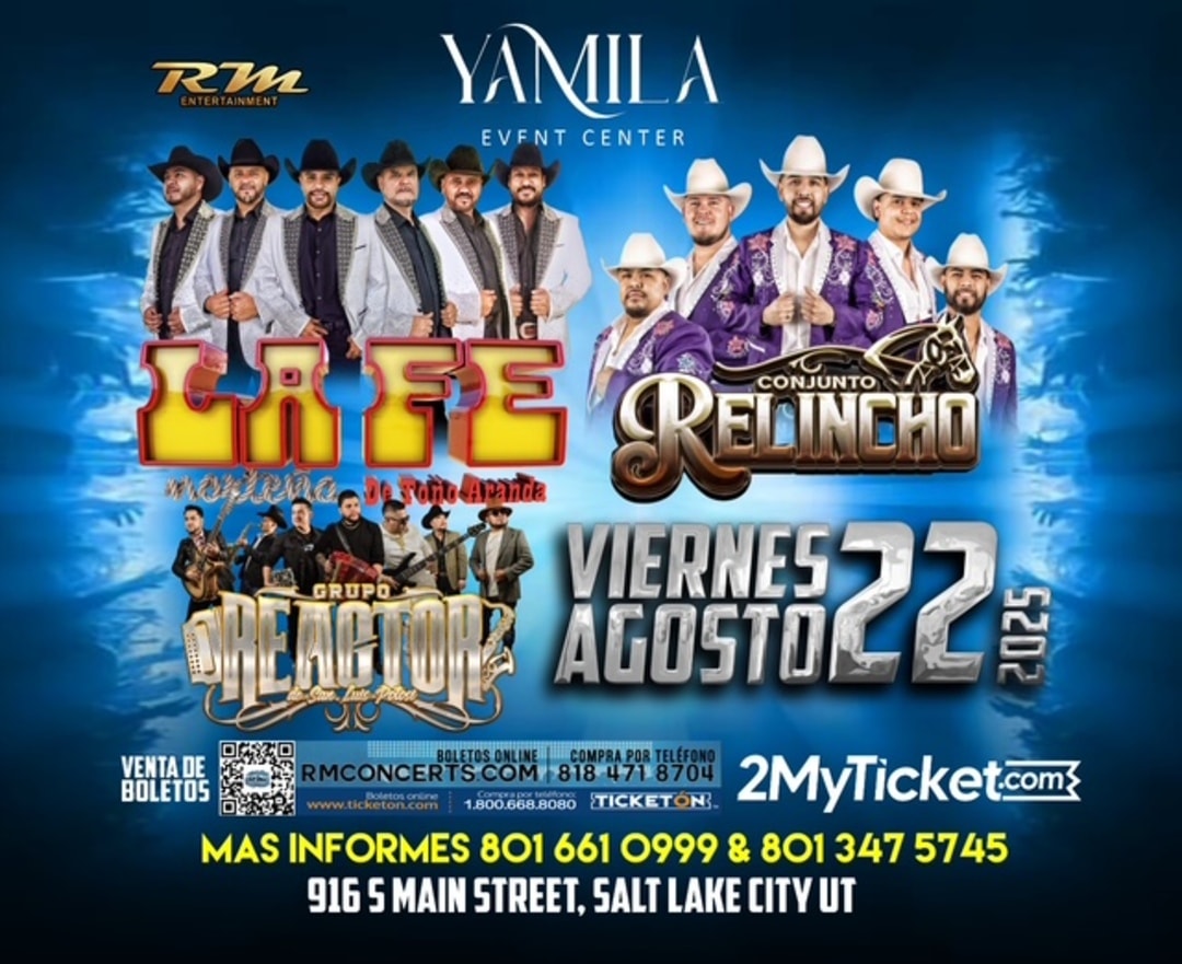 La Fe Nortena de Tono Aranda-Conjunto Relincho-Grupo Reactor-Yamila Event Center