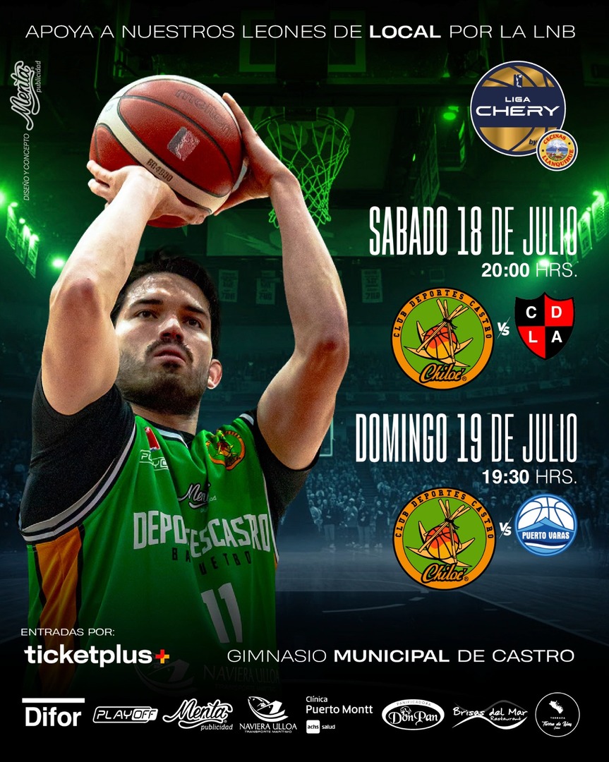  Deportes Castro vs Las Animas / LNB / Liga CHERY by Cecinas Llanquihue 2026
