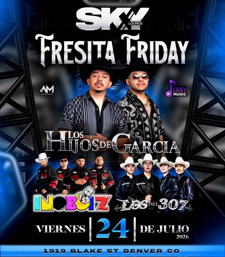 Fresita Friday-Los Hijos de Garcia-Inoboiz-Los Del 307-Sky Lounge