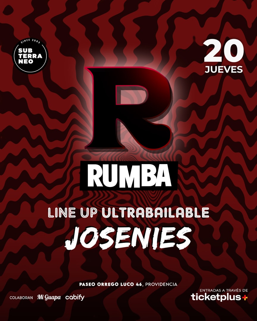 RUMBA Full Ultrabailable ★ JUEVES 20 NOVIEMBRE ★ Club Subterráneo (+21M & +23H)