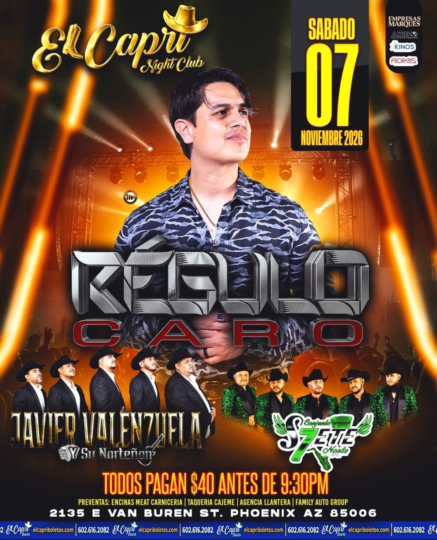 Regulo Caro-Javier Valenzuela y su Norteña-Conjunto S7ete Norte-