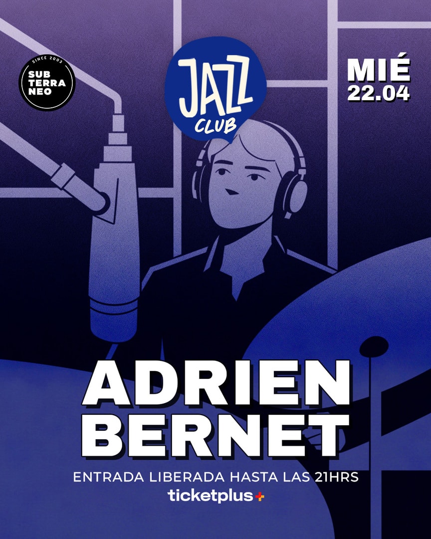 JAZZ CLUB 🎵 MIÉRCOLES 22 ABRIL ★ Club Subterráneo 