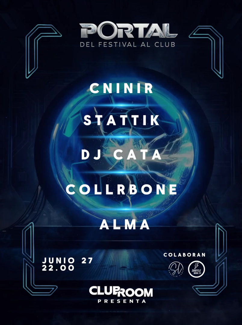 Clubroom Presenta Portal @ Sábado 27 Junio
