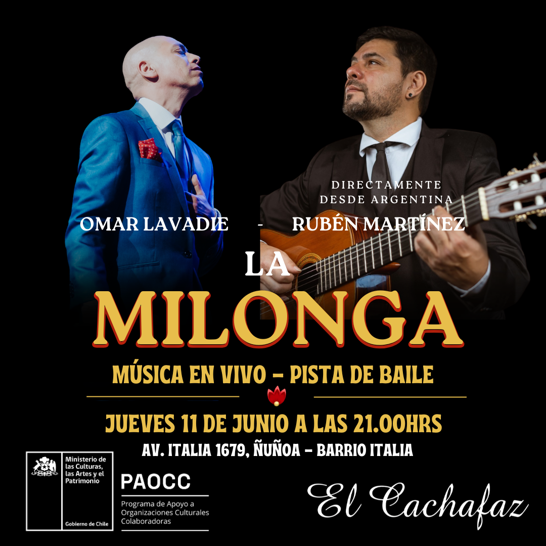 Milonga Jueves 11 Junio 21hrs 