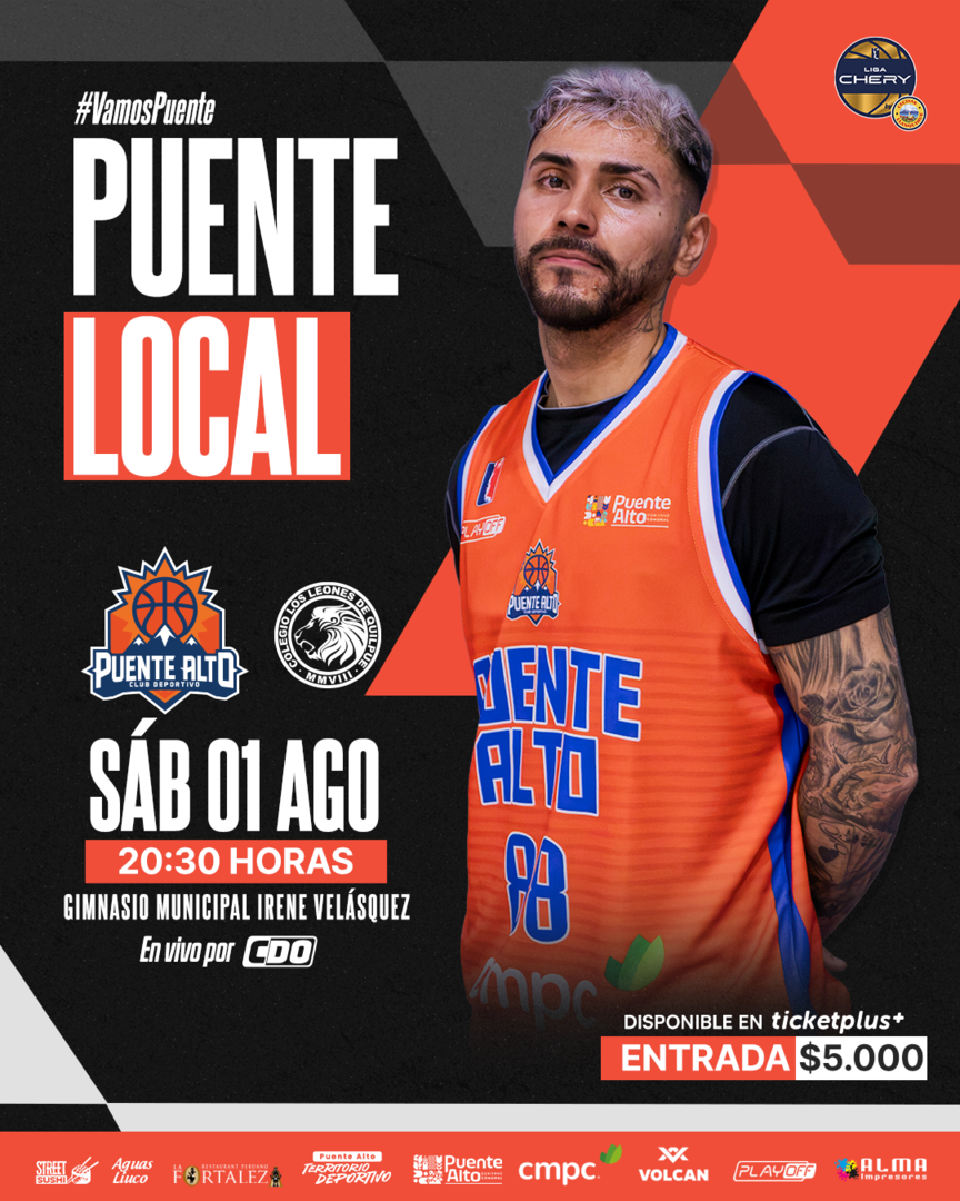 M. Puente Alto vs Leones de Quilpué / LNB / Liga CHERY by Cecinas Llanquihue / Semana 4 / Fase Zonal