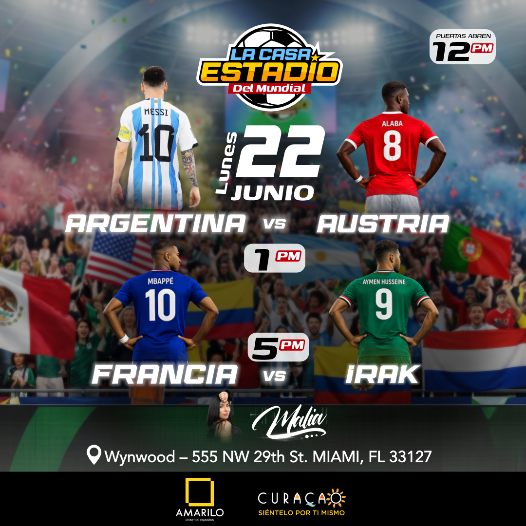LA CASA ESTADIO DEL MUNDIAL - Argentina vs Austria & Francia vs Irak