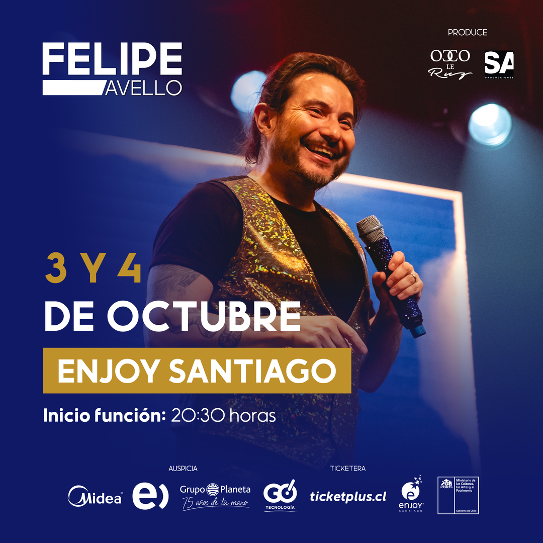 Felipe Avello en Enjoy Santiago