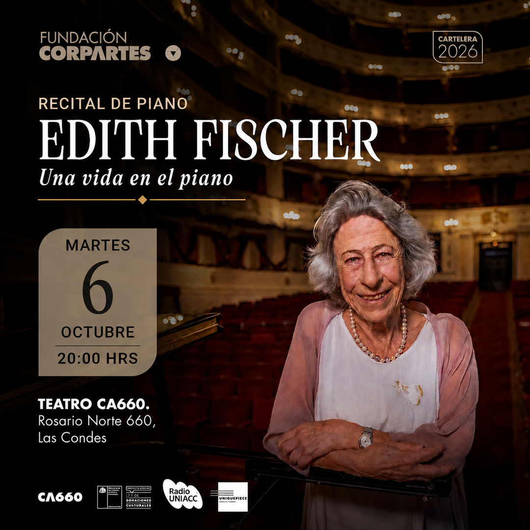 Recital de piano Edith Fischer | CA660 Las Condes